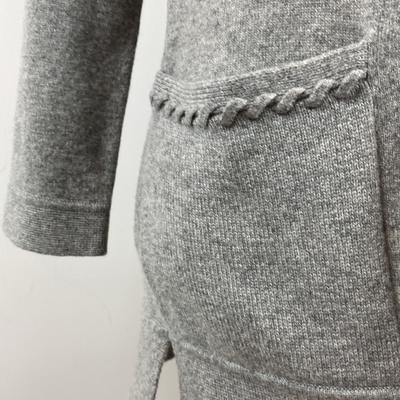 Tory Burch CASHMERE SAYRE TUNIC - GRAY MELANGE in Size S. - Picture 8 of 11